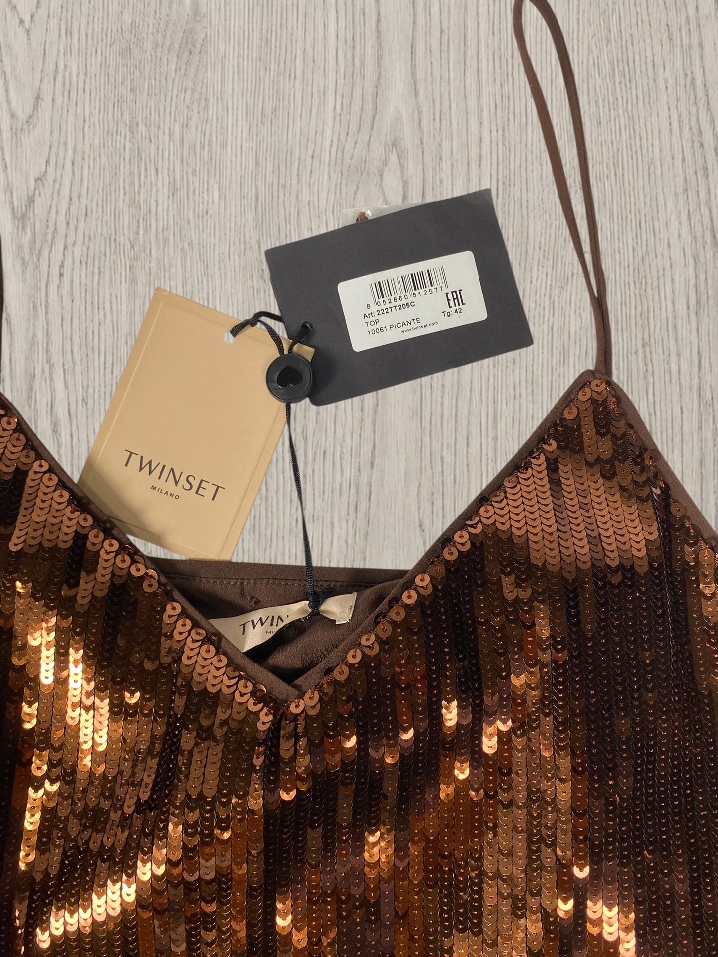 Top Twinset 42 Marrone