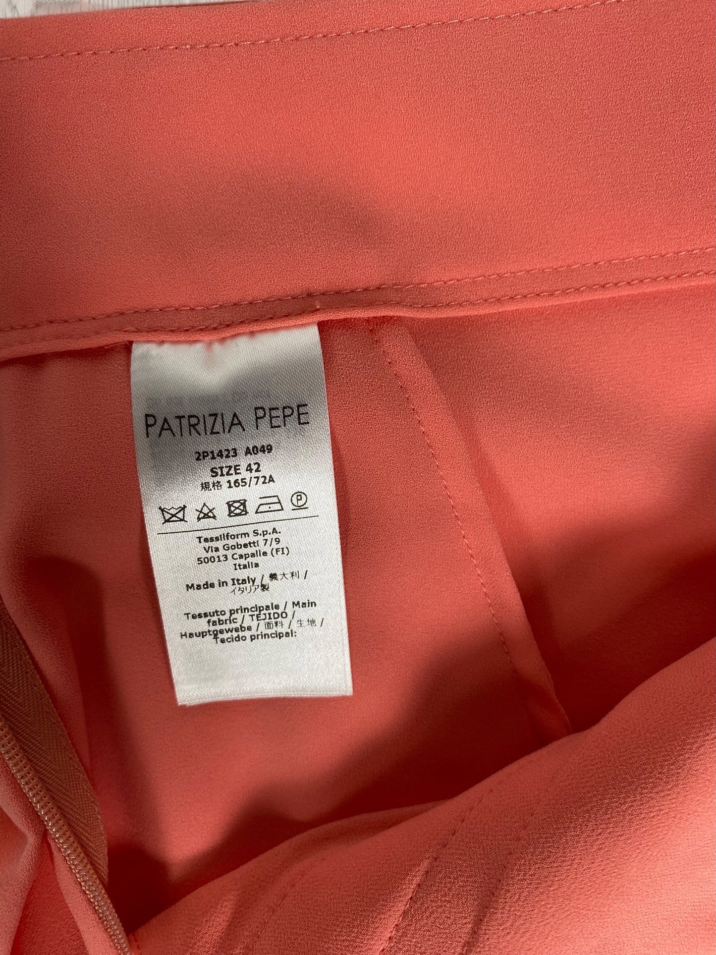 Pantalone Patrizia Pepe 42 Rosa corallo
