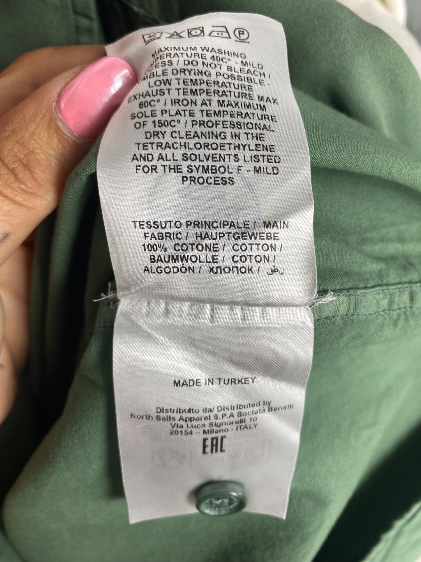 camicie North Sails 4XL Verde militare