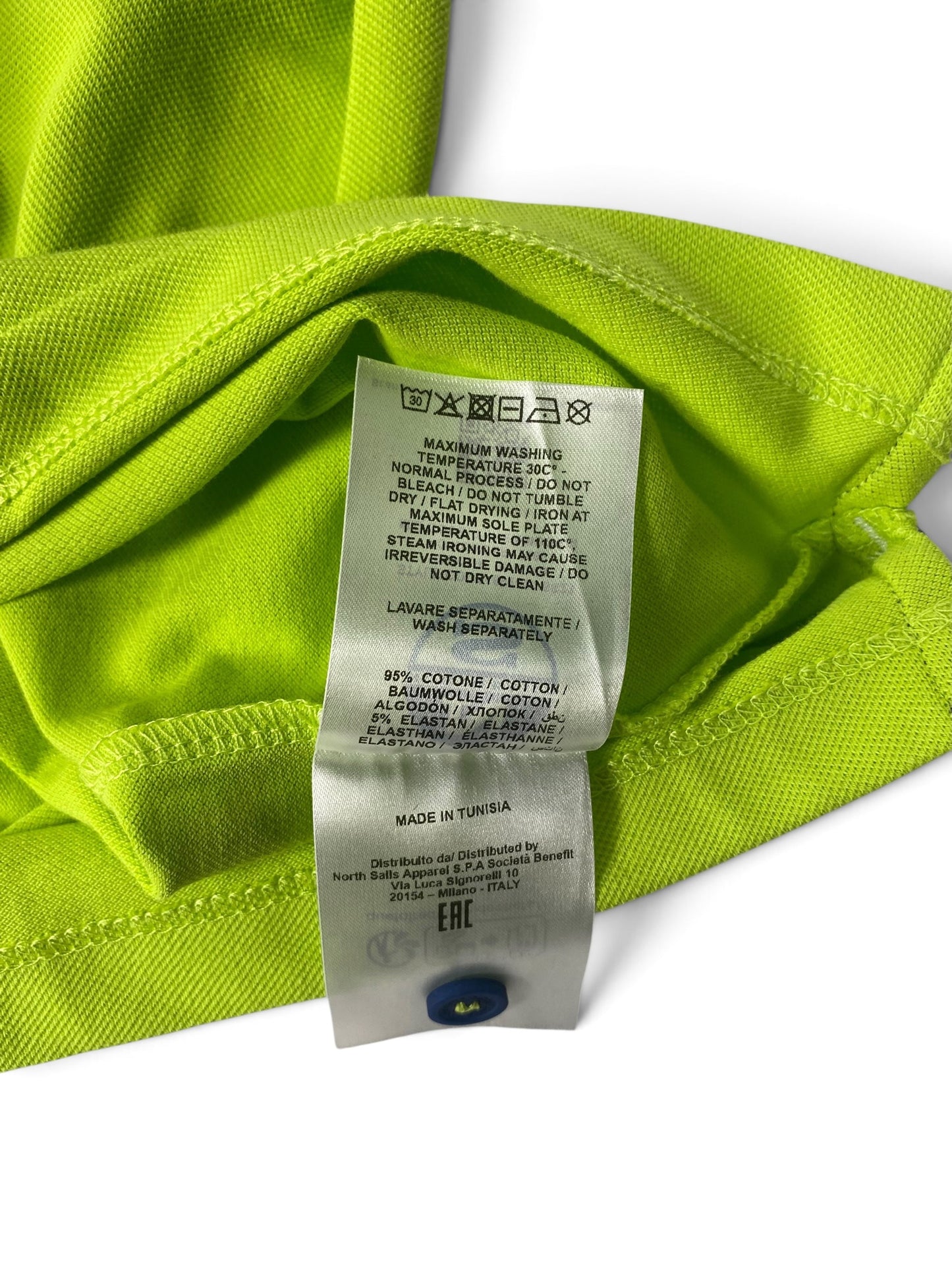 Polo North Sails EU 14 Lime