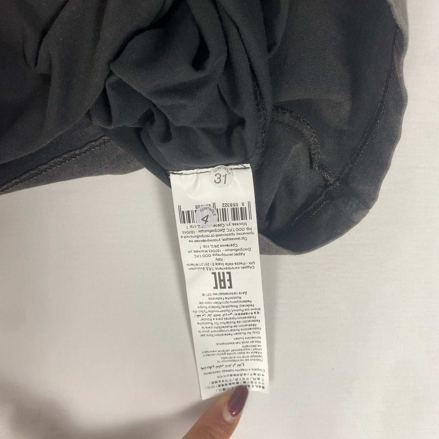 T-shirt Trussardi jeans 4XL Grigio