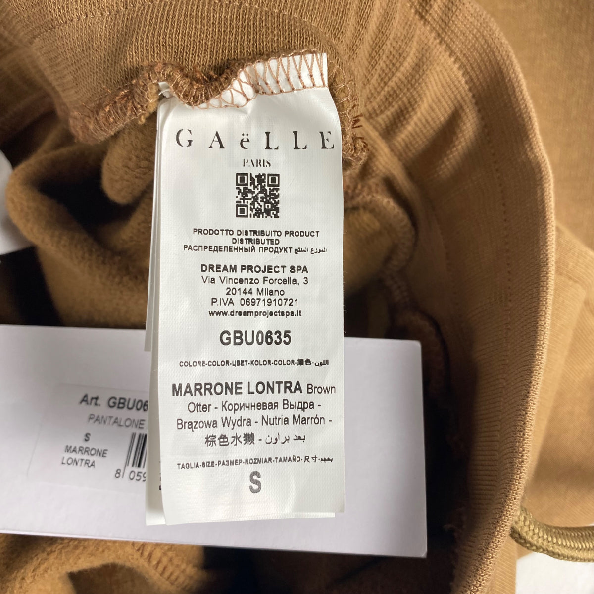 Pantaloni Gaelle S Marrone
