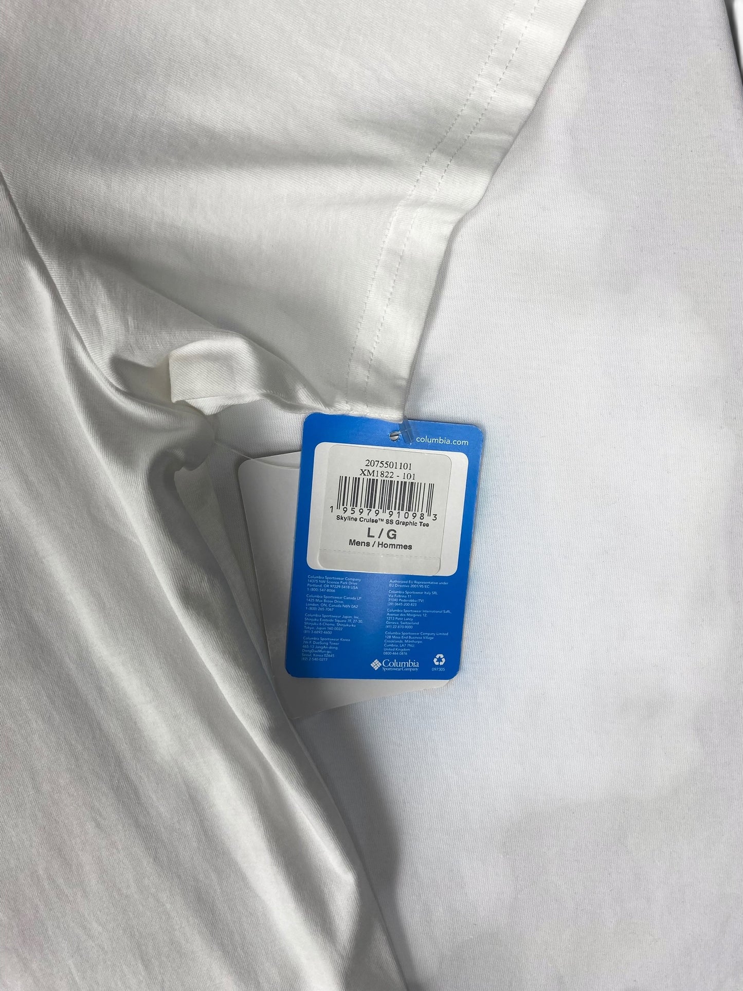 T-shirt Columbia L Bianco
