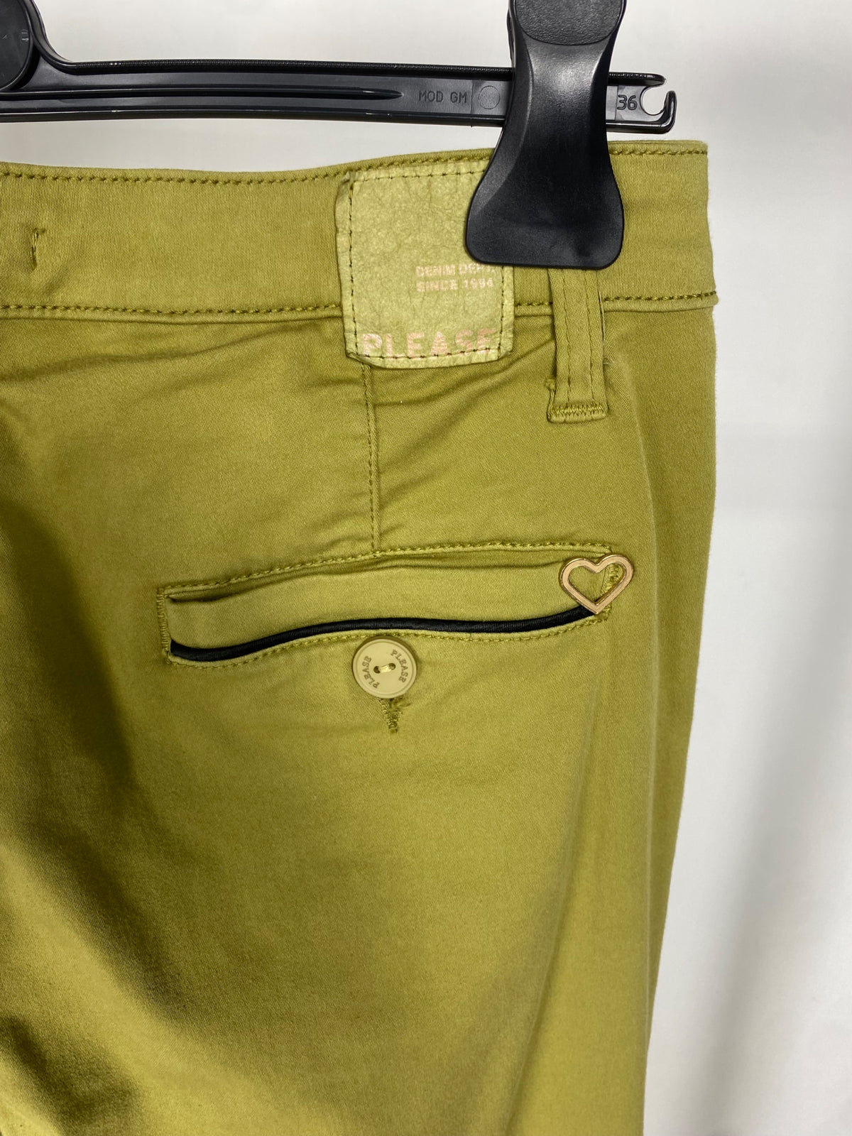 Pantaloni PLEASE S Giallo