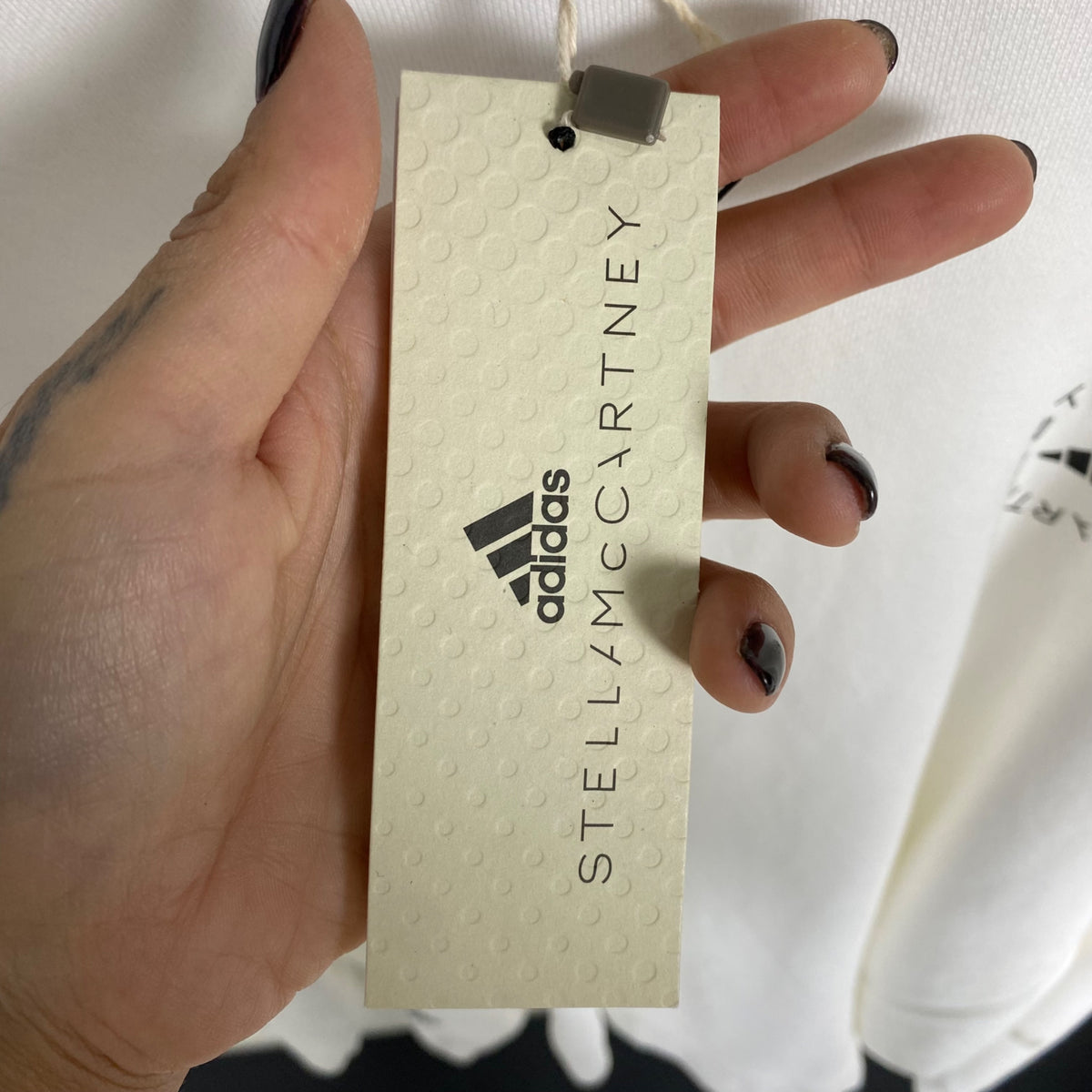 Felpa Adidas X stella Mccarteny M Bianco