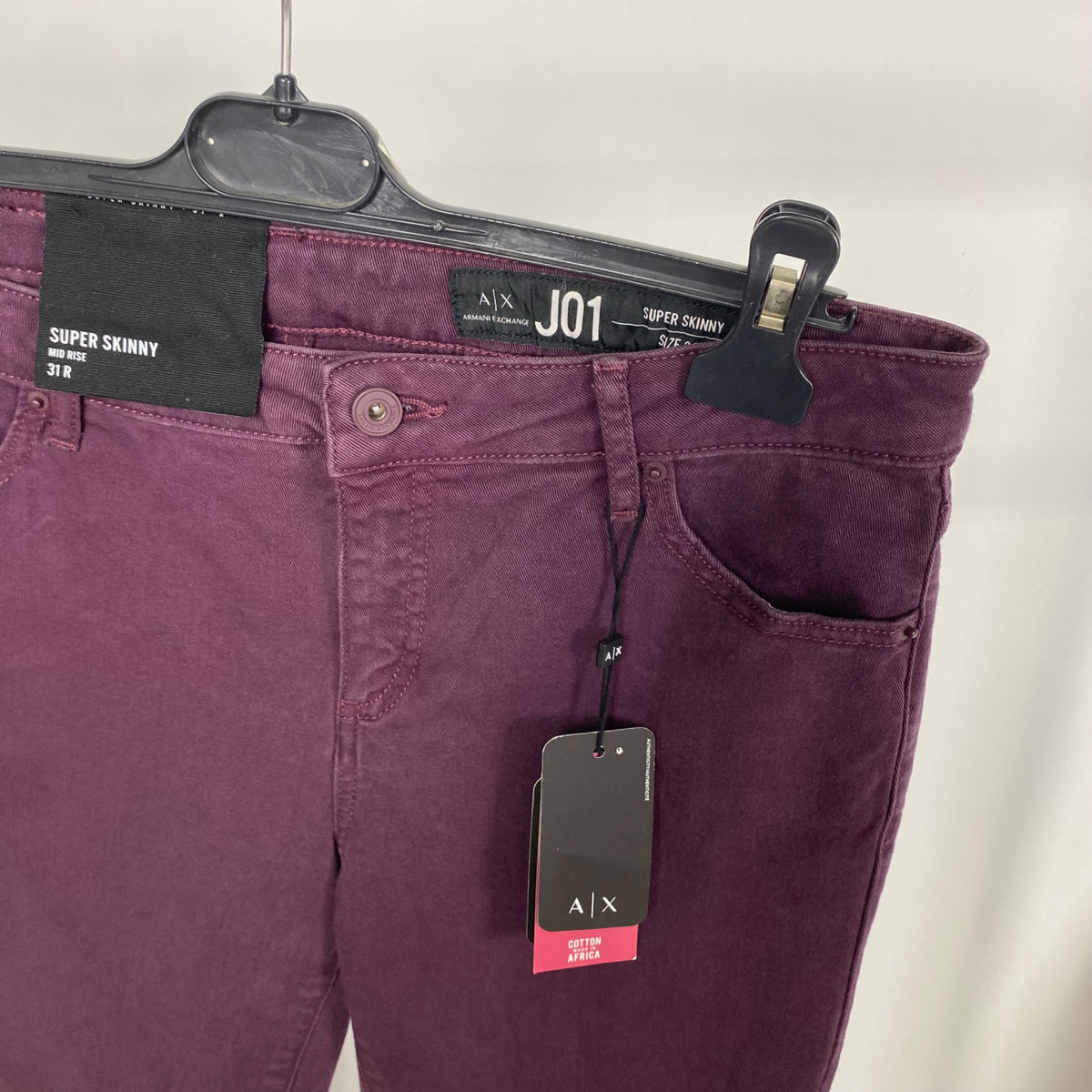 Jeans Armani Exchange 31 R Bordeaux