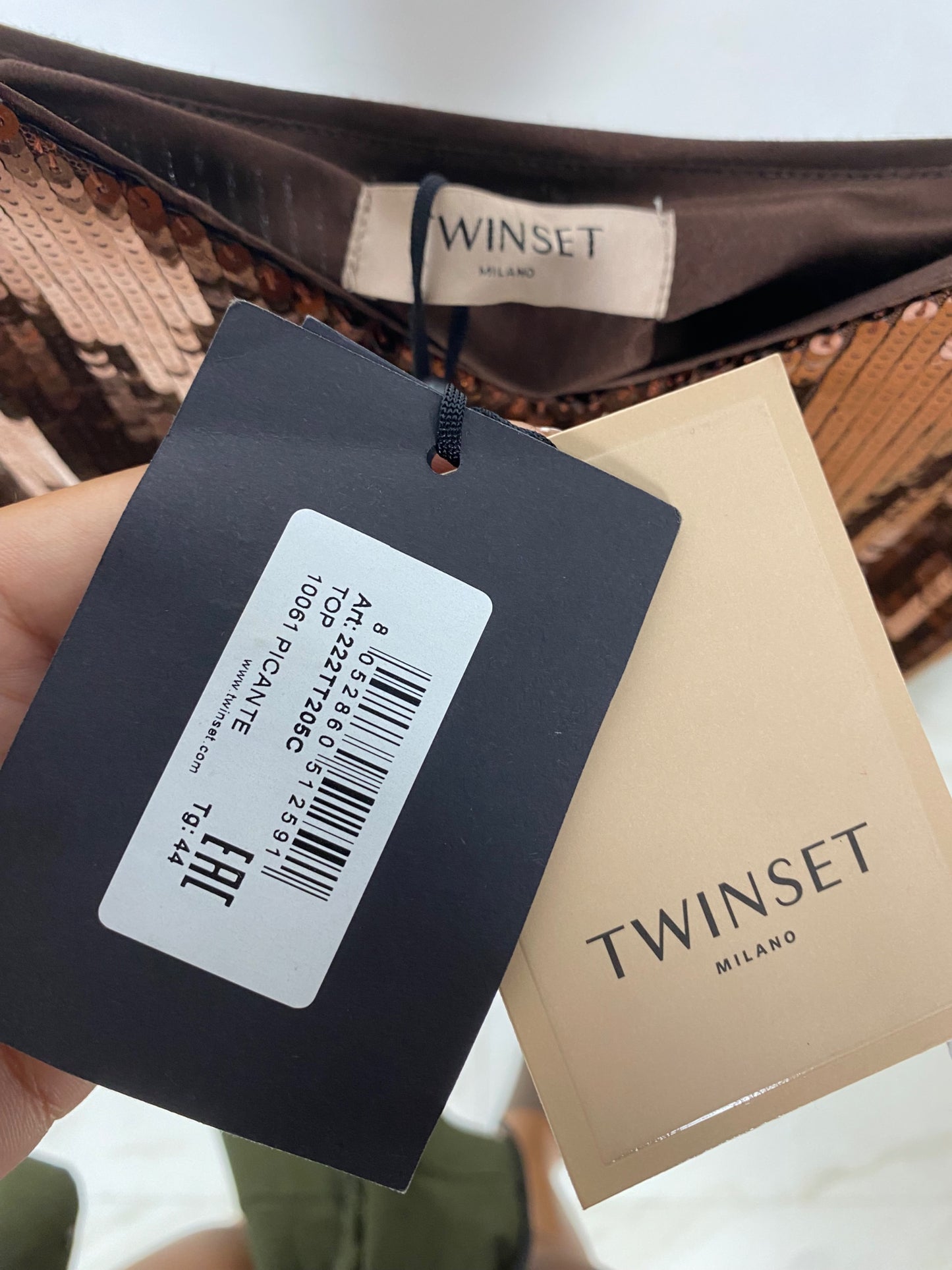 Top Twinset 44 Marrone