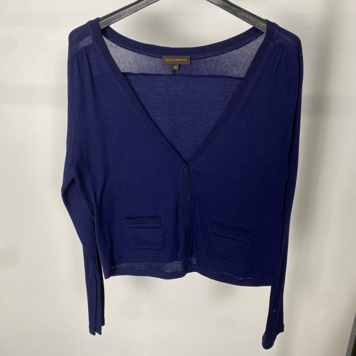 Cardigan Adolfo Dominguez 40 Blue