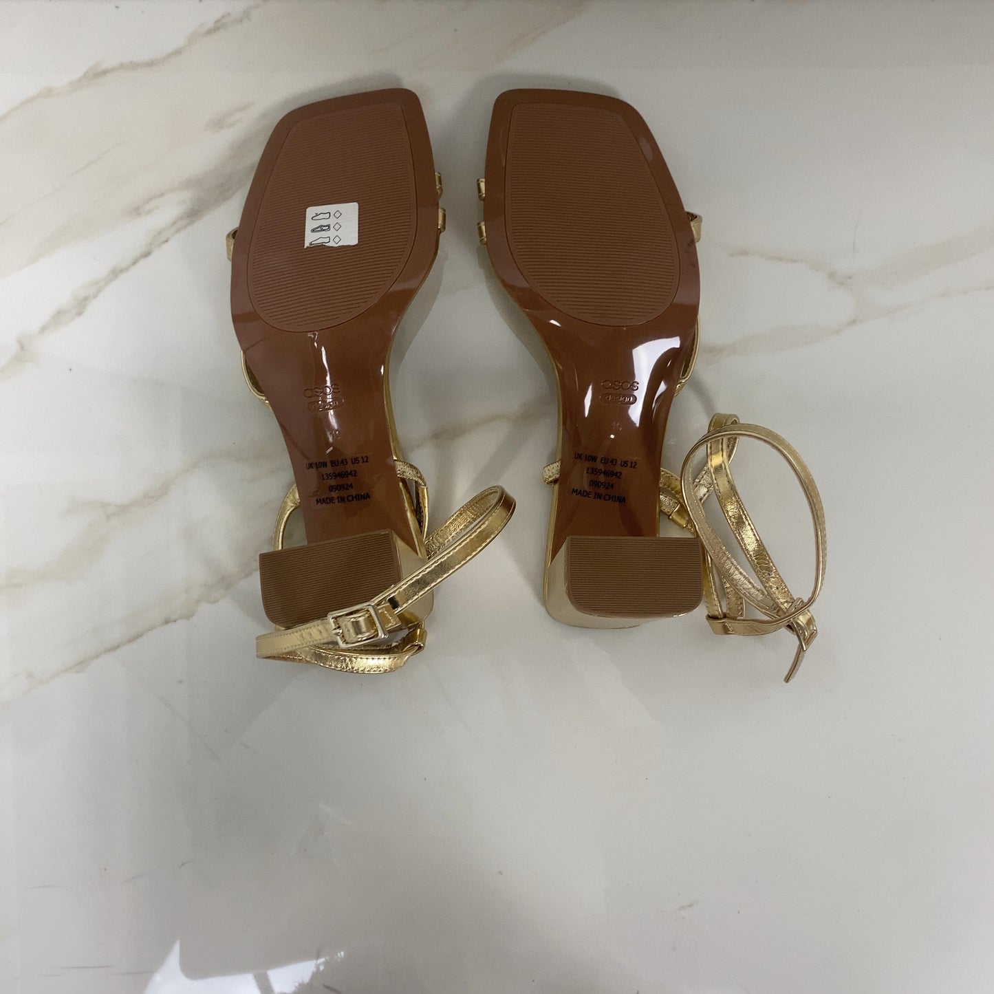 Tacchi Asos 43 Oro