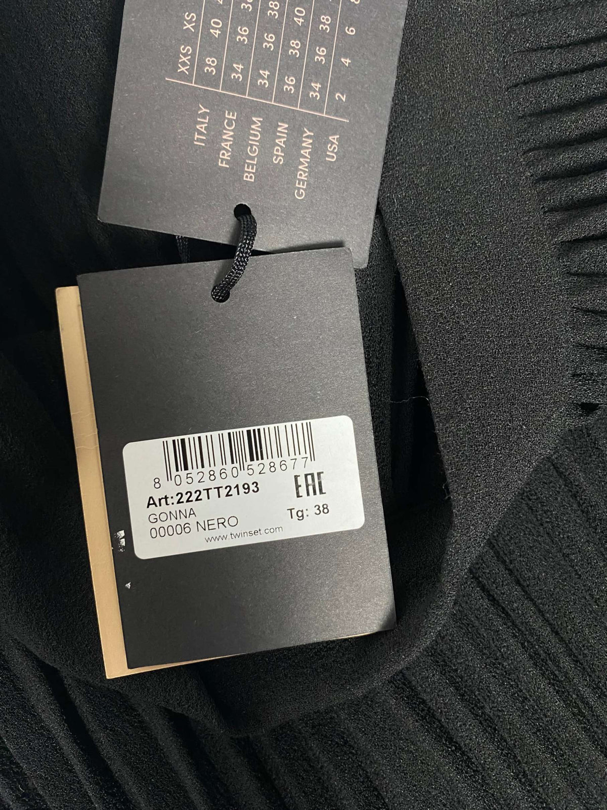 Gonne Twinset 38 Nero