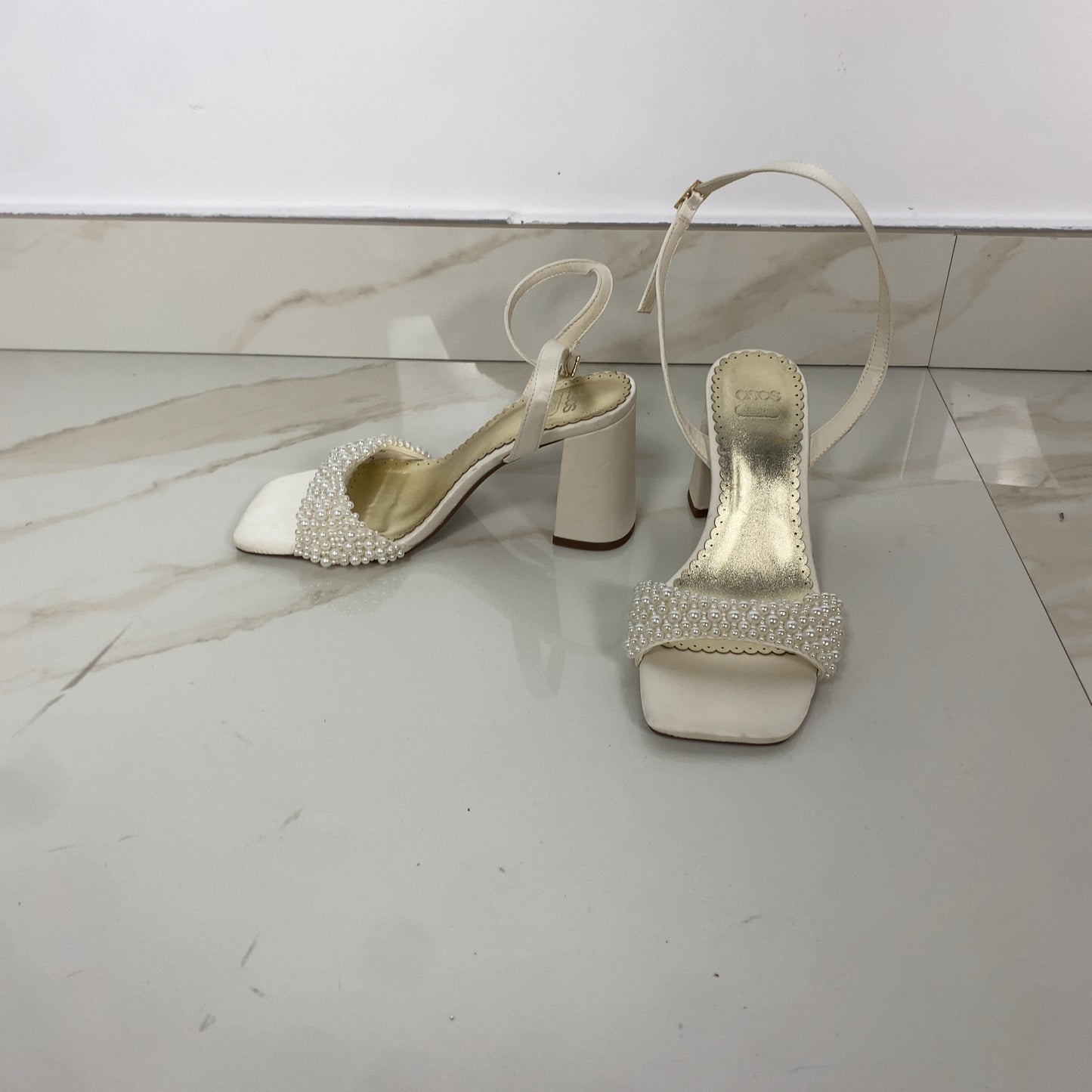 Tacchi Asos 38 Bianco