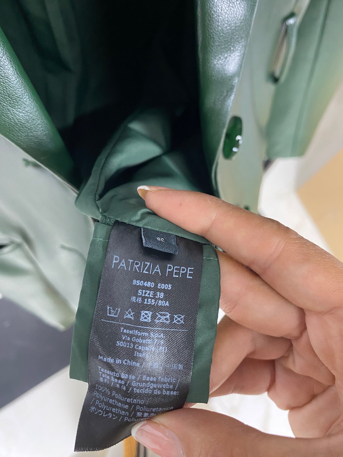 Giacca Patrizia Pepe 38 Verde