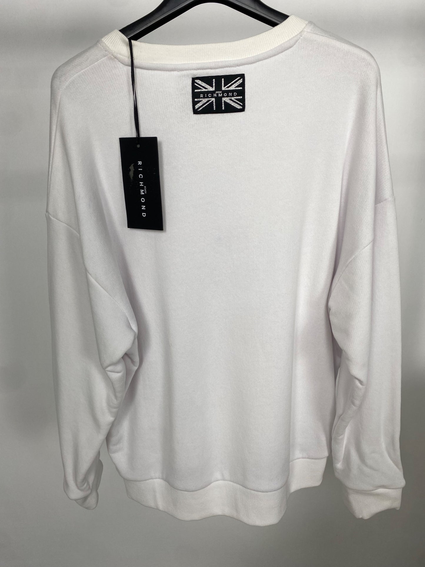 Felpa girocollo Richmond M Bianco