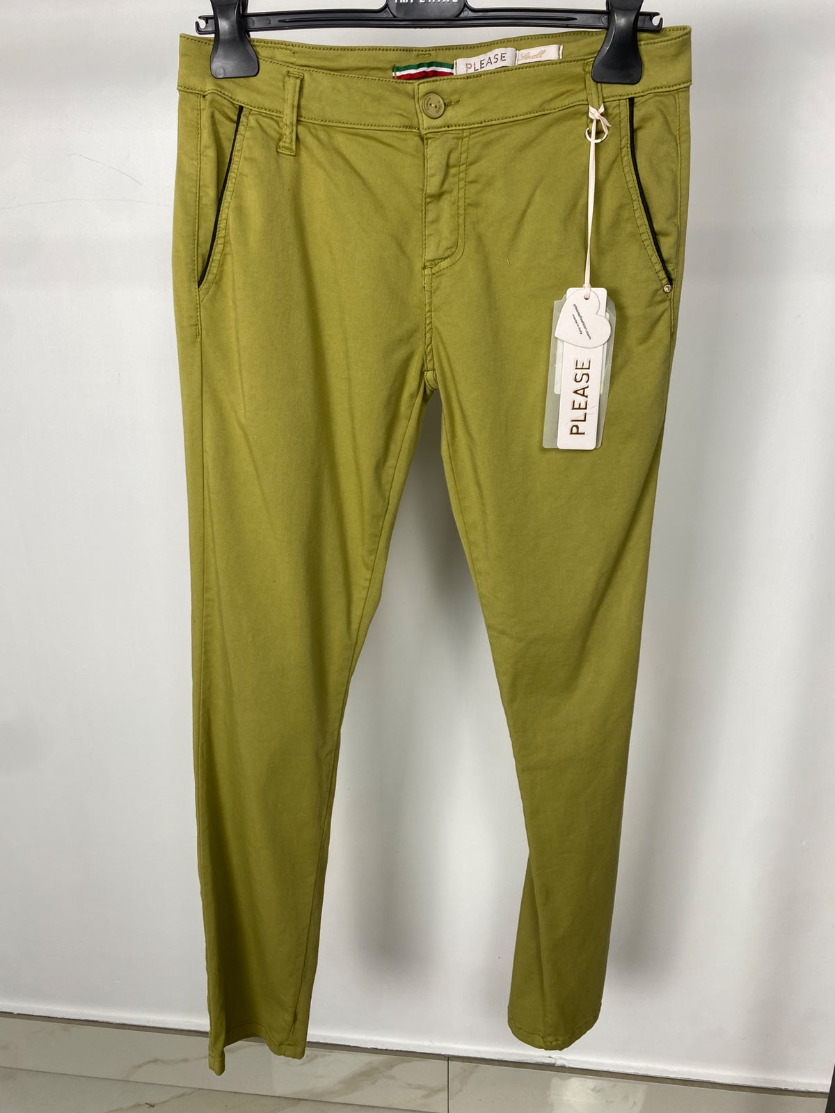 Pantaloni PLEASE S Giallo