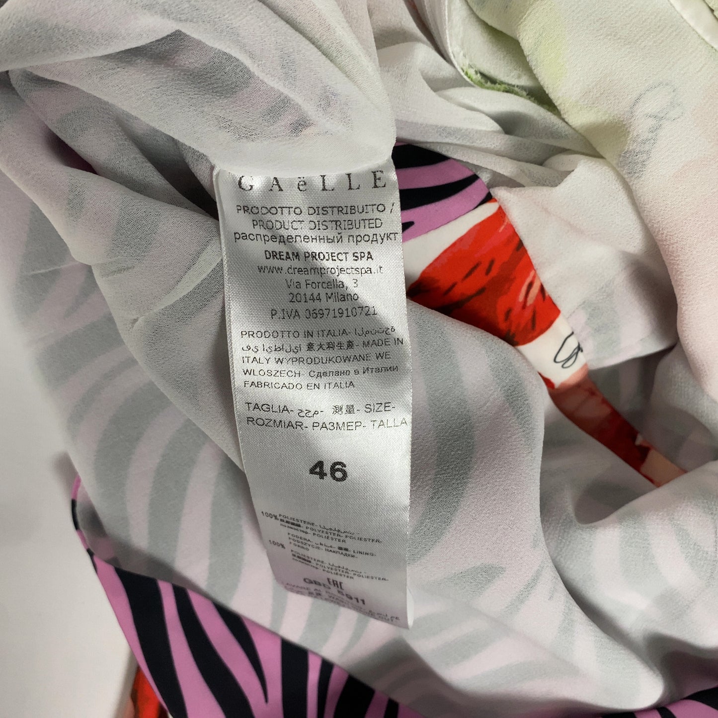 Abito Gaelle 46 Multicolore