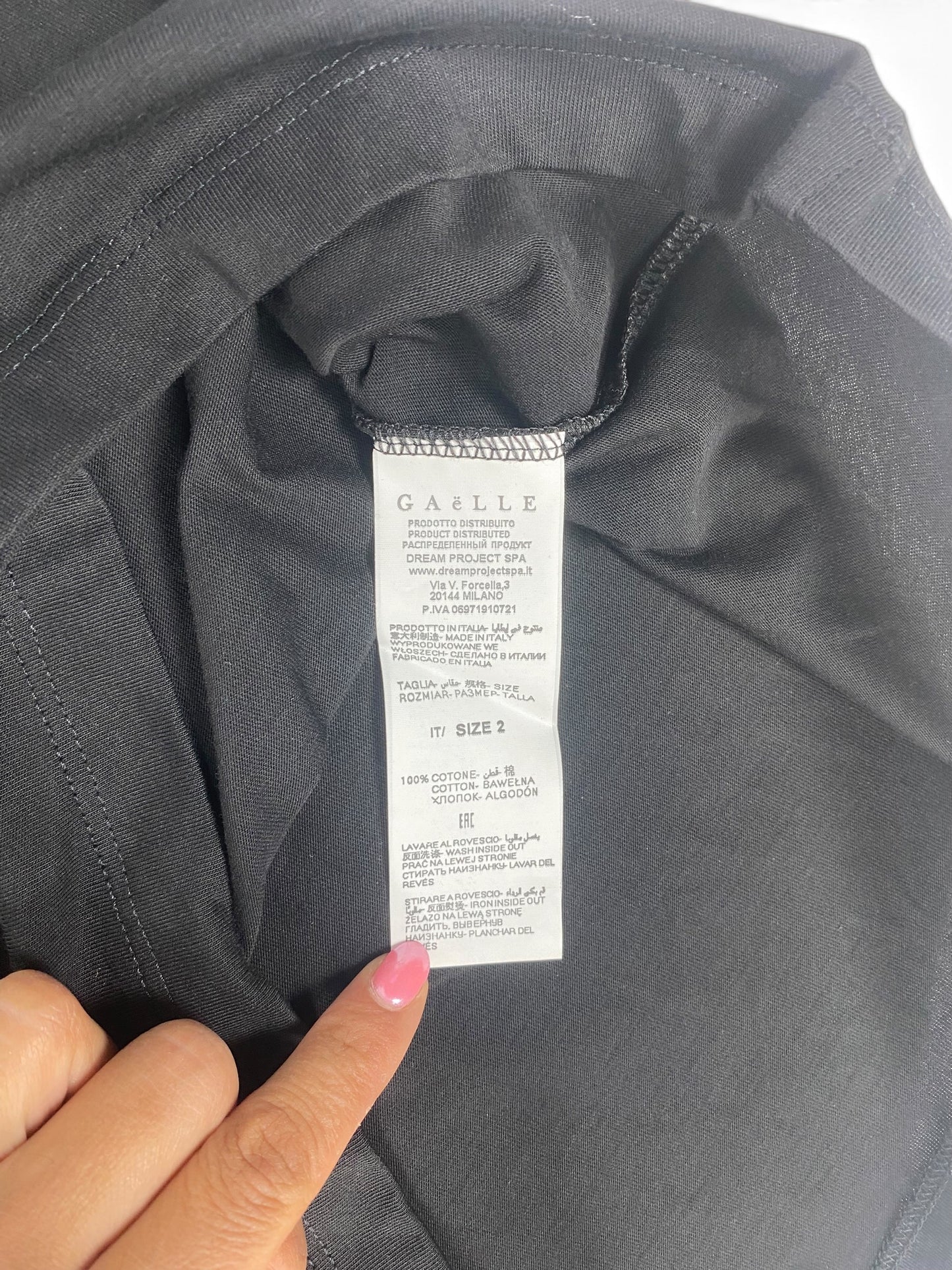 T-shirt Gaelle M Nero