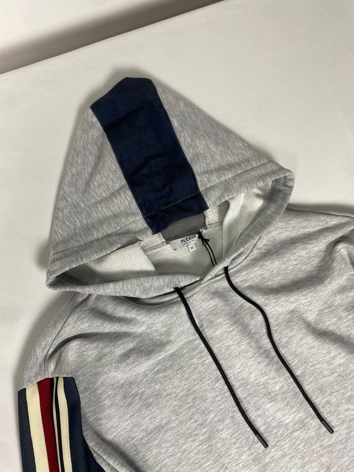 Felpa PLEASE XS Grigio