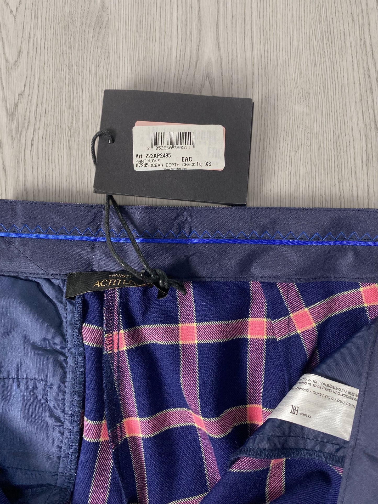 Pantalone Twinset Acctitude XS Rosa, Blue