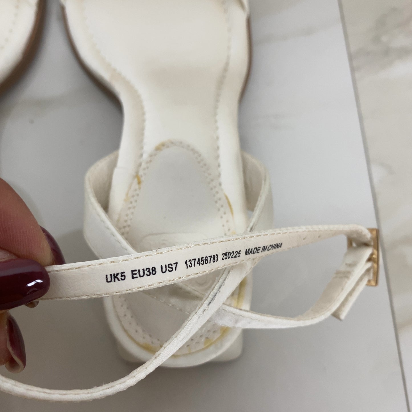 Sandali Asos 38 Bianco